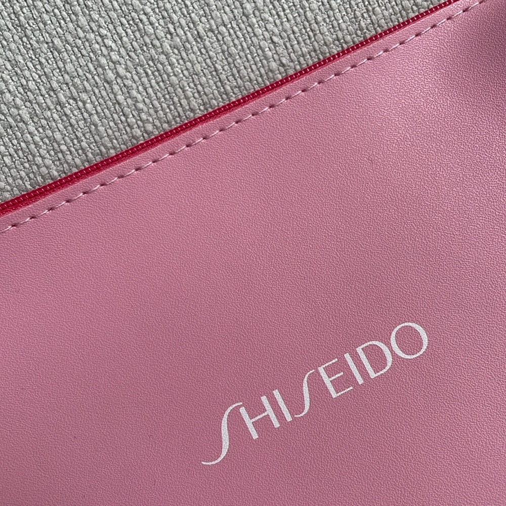 Shiseido pink cosmetics bag - Picture 4 of 13